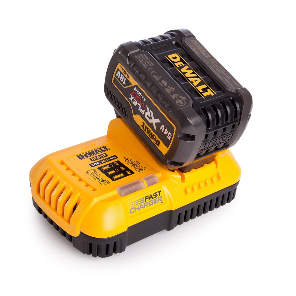CARGADOR PARA BATERIAS LI-ION 60V DCB118 DEWALT