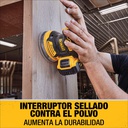 LIJADORA ROTO-ORBITAL 5" 20V DCW210D1 DEWALT