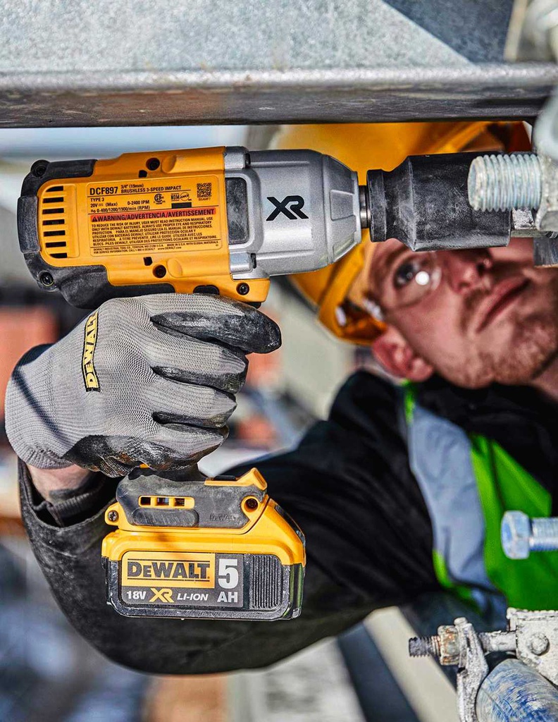 LLAVE IMPACTO 3/4" 20V 700 LBS-FT DCF897B SIN BATERIA DEWALT