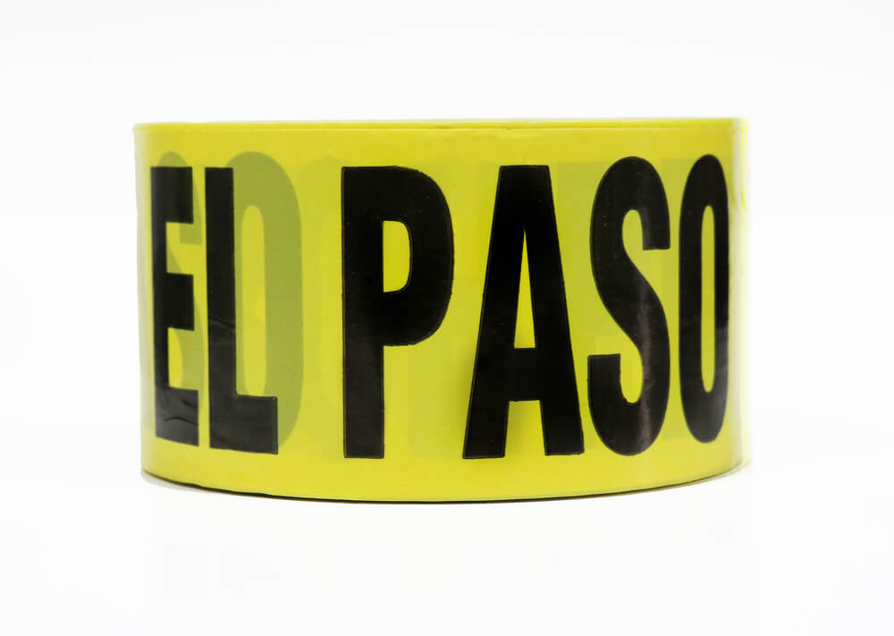 CINTA DELIMITADORA CON LEYENDA "PROHIBIDO EL PASO" SR-1194 JYRSA