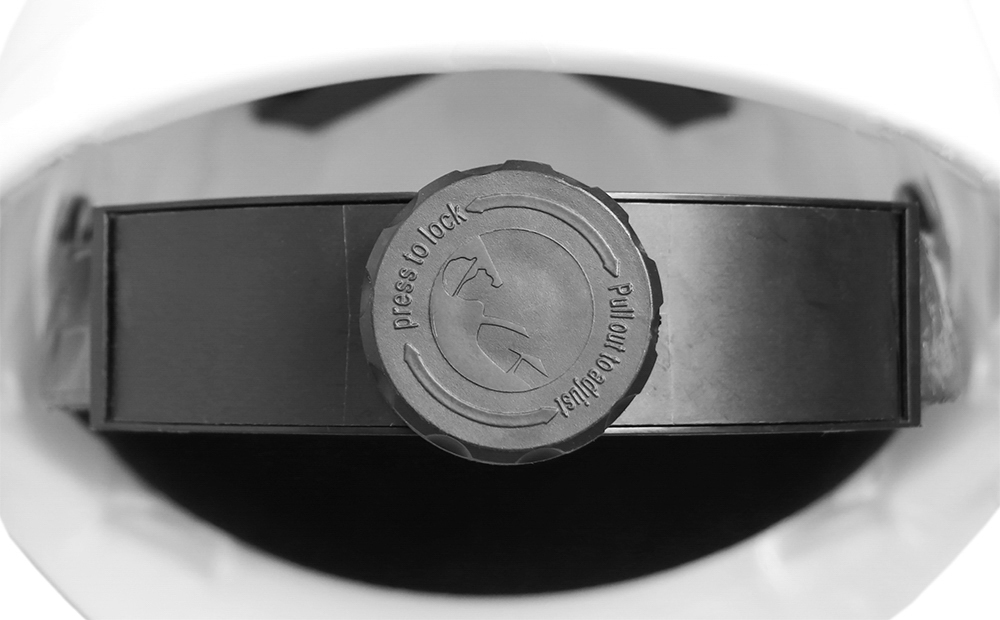 CASCO BLANCO DIELÉCTRICO CON SUSPENSION TEXTIL 6 PUNTOS DE MATRACA WW-2017BK JYRSA