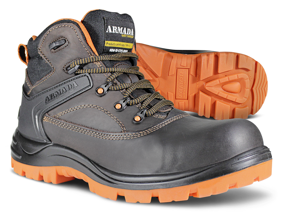 ZAPATO CUERO PUNTA COMPOSITE CAFE DIELECTRICO 5015 CRAZY #40 140840 ARMADA