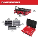 CAJA HERRAMIENTA PEQUEÑA PACKOUT 56X41X16 CM 48-22-8424 MILWAUKEE