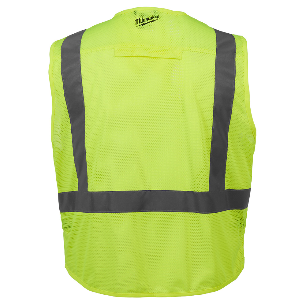 CHALECO AMARILLO ALTA VISIBILIDAD CLASE 2 TALLA S/M 48-73-5021 MILWAUKEE