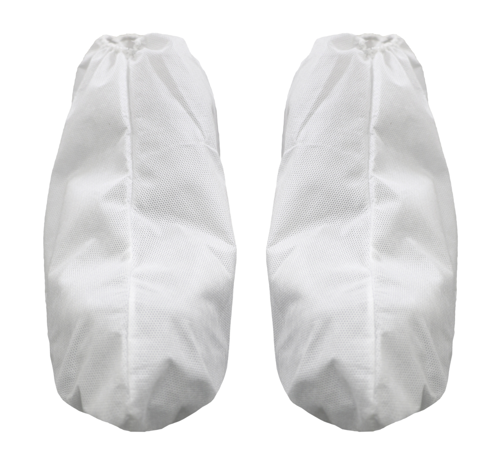 CUBREBOTA DESECHABLE BLANCO CON AJUSTE ELÁSTICO UNITALLA PAQ. 50 UNDS JYR-1091MB JYRSA