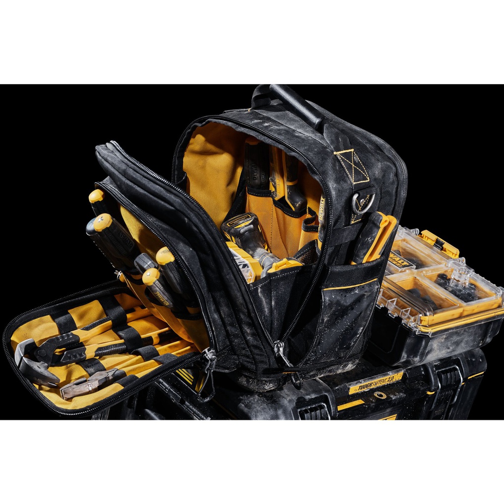 MALETIN ToughSystem® 2.0 "BACK PACK"  11" 25 BOLSILLOS DWST08025 DEWALT