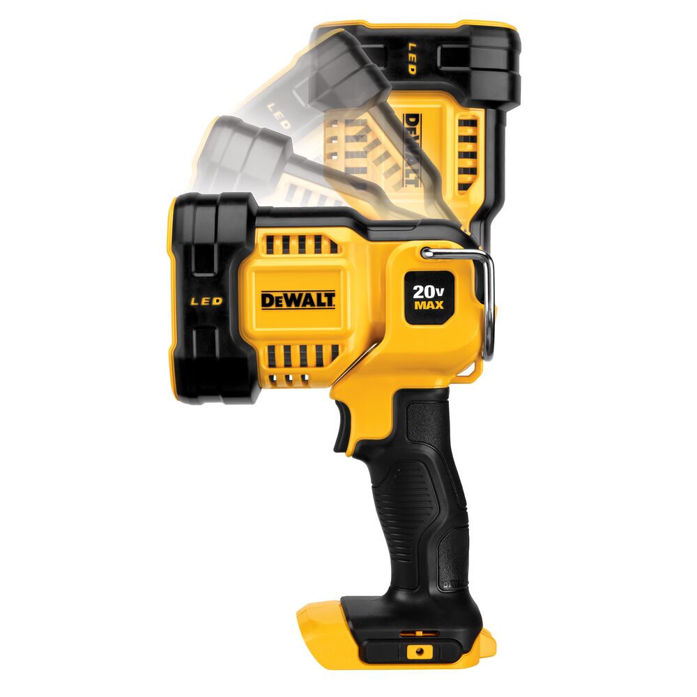 LINTERNA LED BATERIA 20V 90-1000 LUMEN DCL043 (SOLA)+DCB203 DEWALT