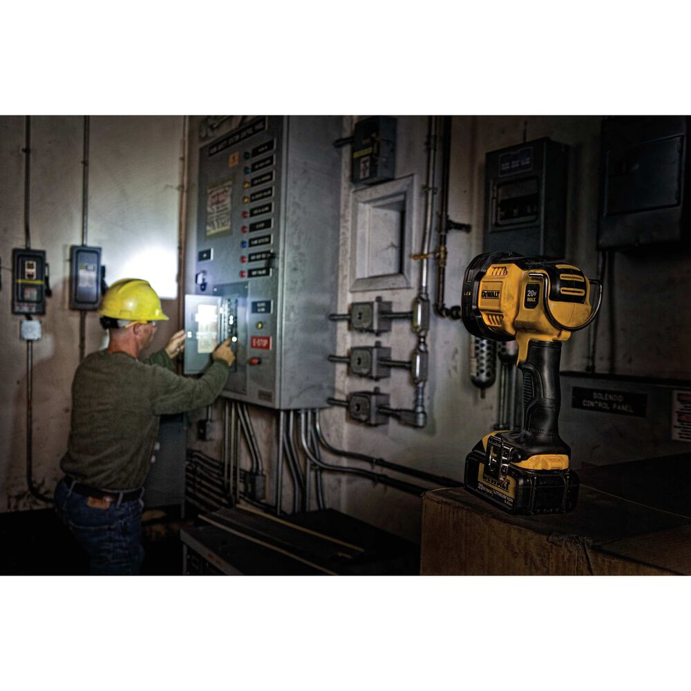 LINTERNA LED BATERIA 20V 90-1000 LUMEN DCL043 (SOLA)+DCB203 DEWALT