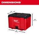 CAJA GABINETE PACKOUT 50.8X38.1X38.1 CM 48-22-8445 MILWAUKEE
