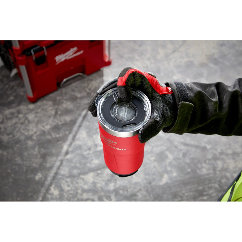 VASO TERMICO 20 OZ PACK OUT ROJO 48-22-8392R MILWAUKEE