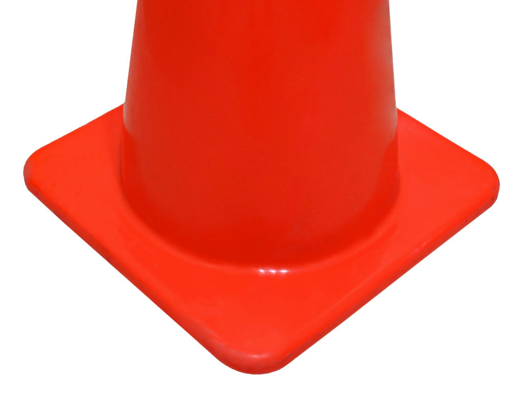 CONO DE PRECAUCION BRILLOSO 71 CM CON 1 REFLEJANTE SR-3185-1RK JYRSA