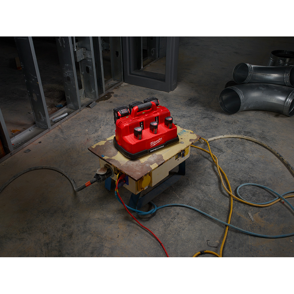 ESTACION CARGA RAPIDA BATERIAS M12-M18 LI-ION 48-59-1807 MILWAUKEE