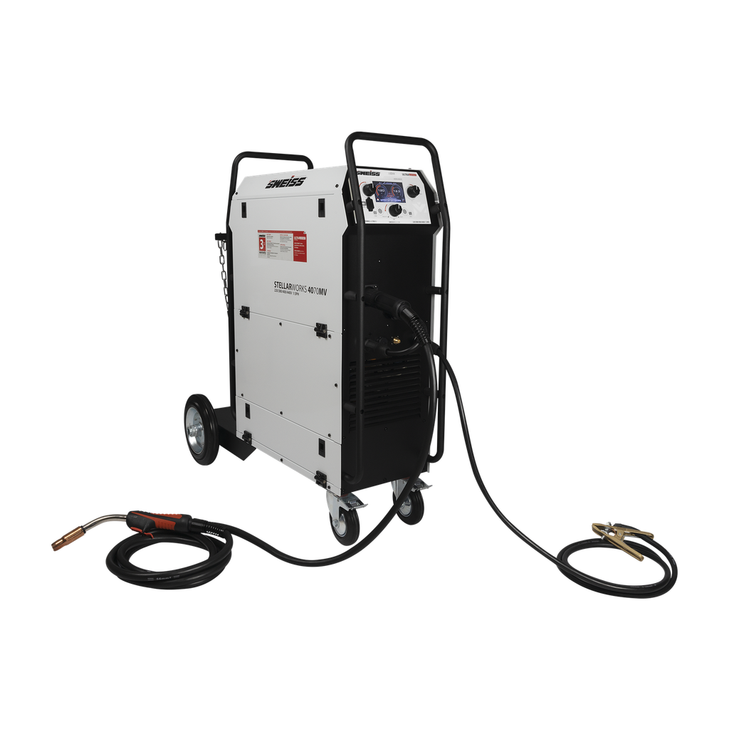 SOLDADORA INVERSOR MULTIPROCESO MMA/MIG/TIG/ STELLARWORKS 4070MV 400A  220/440V 1/3 F SOSWKSWW4070MV SWEISS