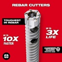 BROCA ROTOMARTILLO SDS+ CORTA VARILLAS 3/8"X12" 48-20-6701 MILWAUKEE