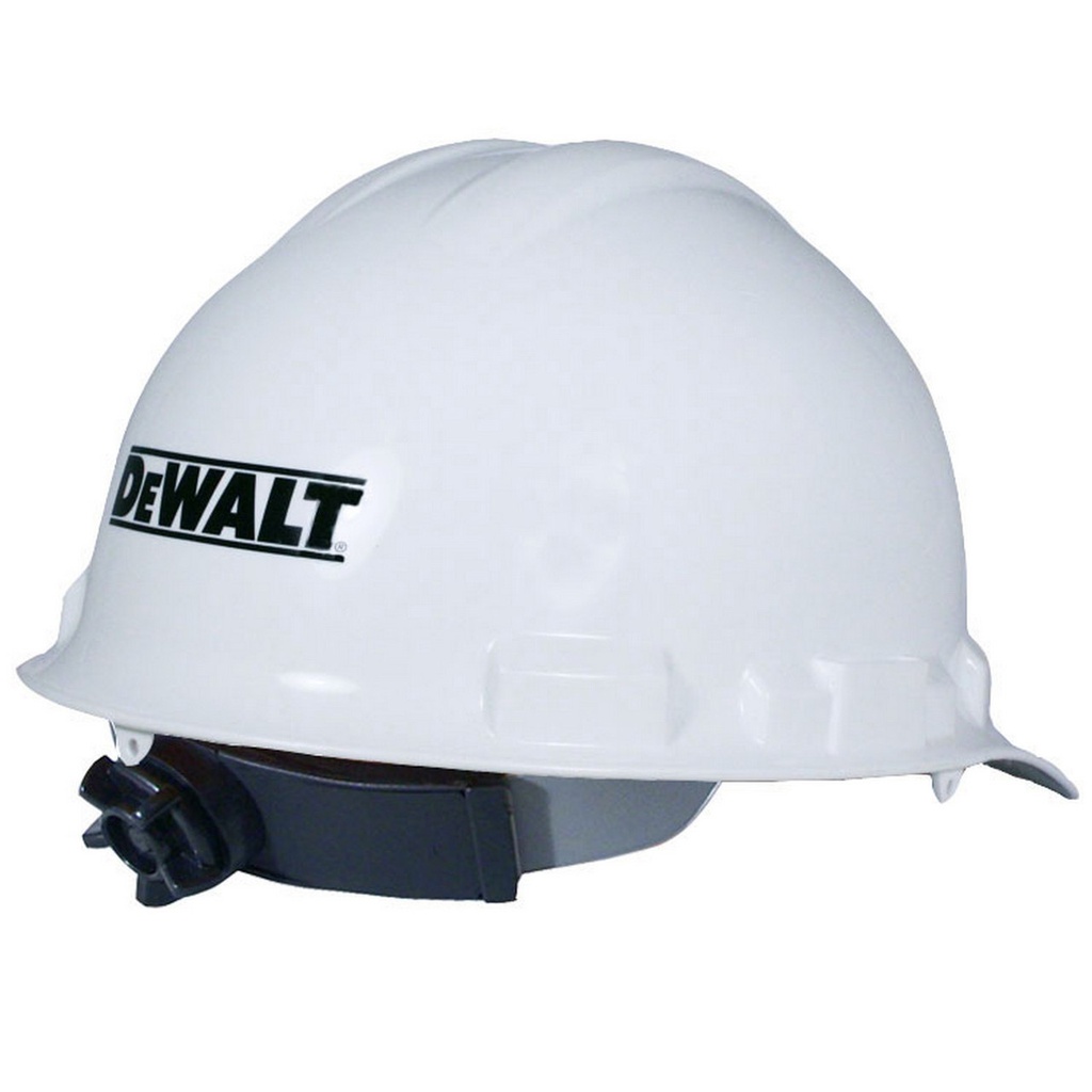 CASCO BLANCO DIELÉCTRICO CON SUSPENSION TEXTIL 6 PUNTOS AJUSTE RATCHET DPG11-W DEWALT