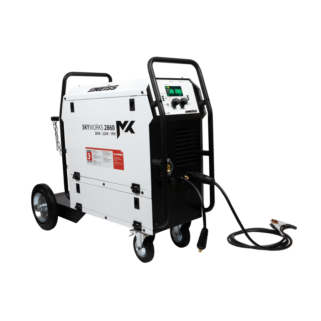 SOLDADORA MIG 280 AMPERIOS 220V 1PH  SWW2860+ ANTORCHA 450A 5M KSWW2860 SWEISS
