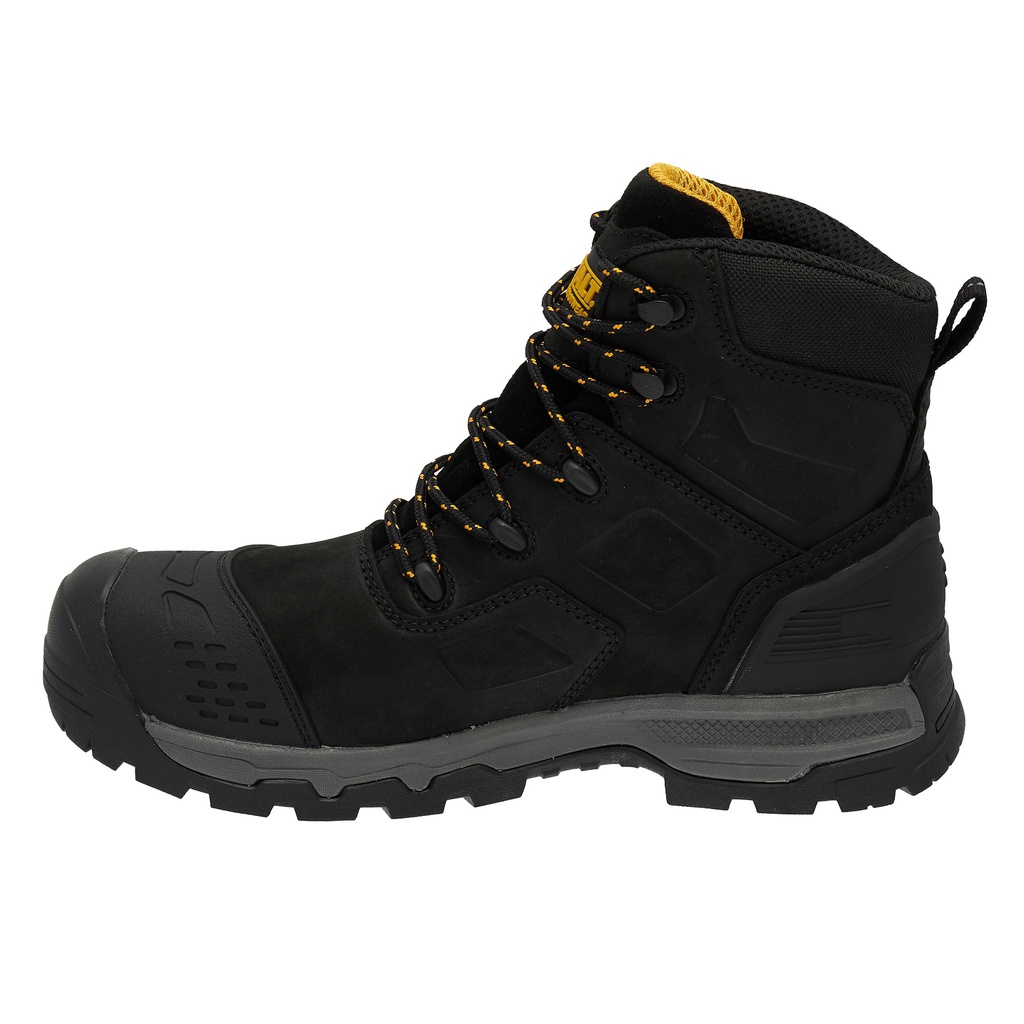 ZAPATO CUERO PUNTA COMPOSITE NEGRO "WATERPROOF" DIELECTRICO MANVEL #7 141640 DEWALT