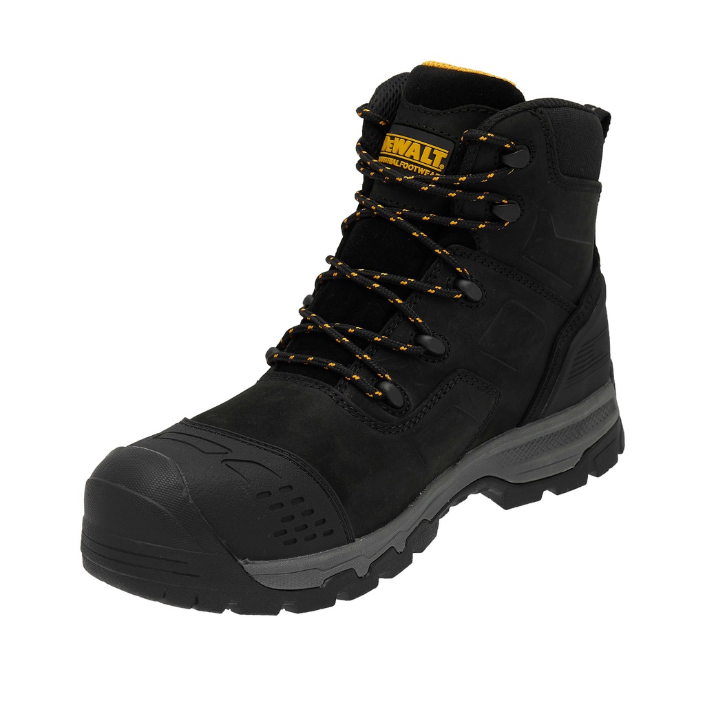 ZAPATO CUERO PUNTA COMPOSITE NEGRO "WATERPROOF" DIELECTRICO MANVEL #7 141640 DEWALT