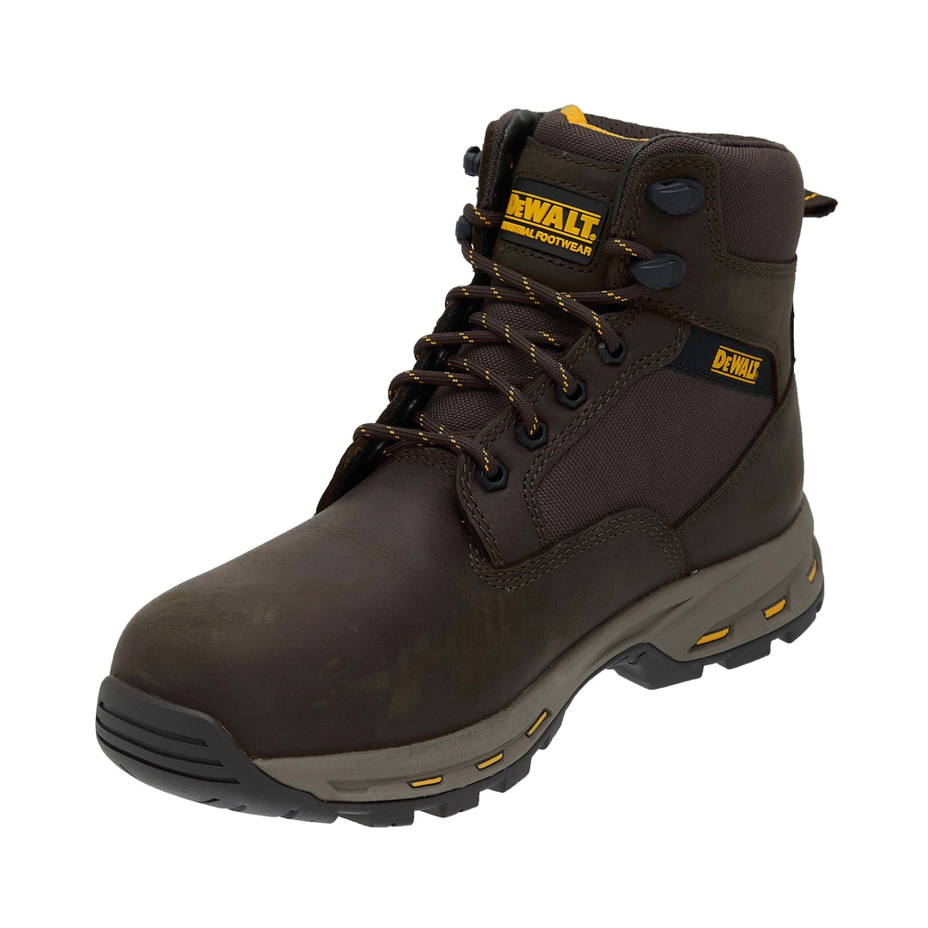 ZAPATO CUERO PUNTA COMPOSITE CAFE DIELECTRICO HALOGEN LITE #7 141740 DEWALT