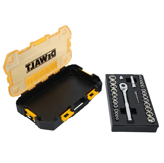 JUEGO CUBOS 3/8" SAE MM 30 PIEZAS  TOUGHSERIES™ DWMT45412 DEWALT