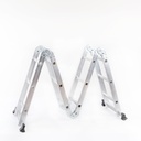 ESCALERA UTILITARIA MULTIPROPOSITO CON BANDEJA ALUMINIO 3.52 M  (12 PIES) 150 KG LX-M403 TECNOESCALERAS