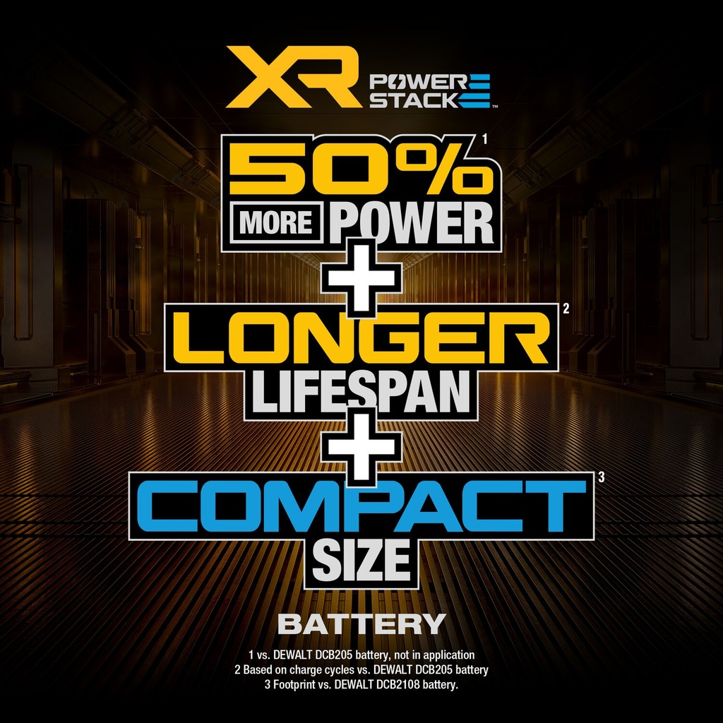 BATERIA PARA HERRAMIENTAS POWERSTACK 20V 5.0Ah DCBP520 DEWALT