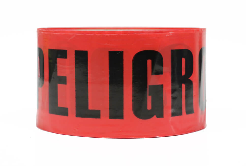 CINTA DELIMITADORA CON LEYENDA "PELIGRO" SR-1191 JYRSA