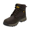 ZAPATO CUERO PUNTA COMPOSITE CAFE DIELECTRICO HALOGEN LITE #7 141740 DEWALT