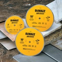 DISCO DIAMANTE PORCELANATO CONTINUO 10"X5/8" DW4762 DEWALT