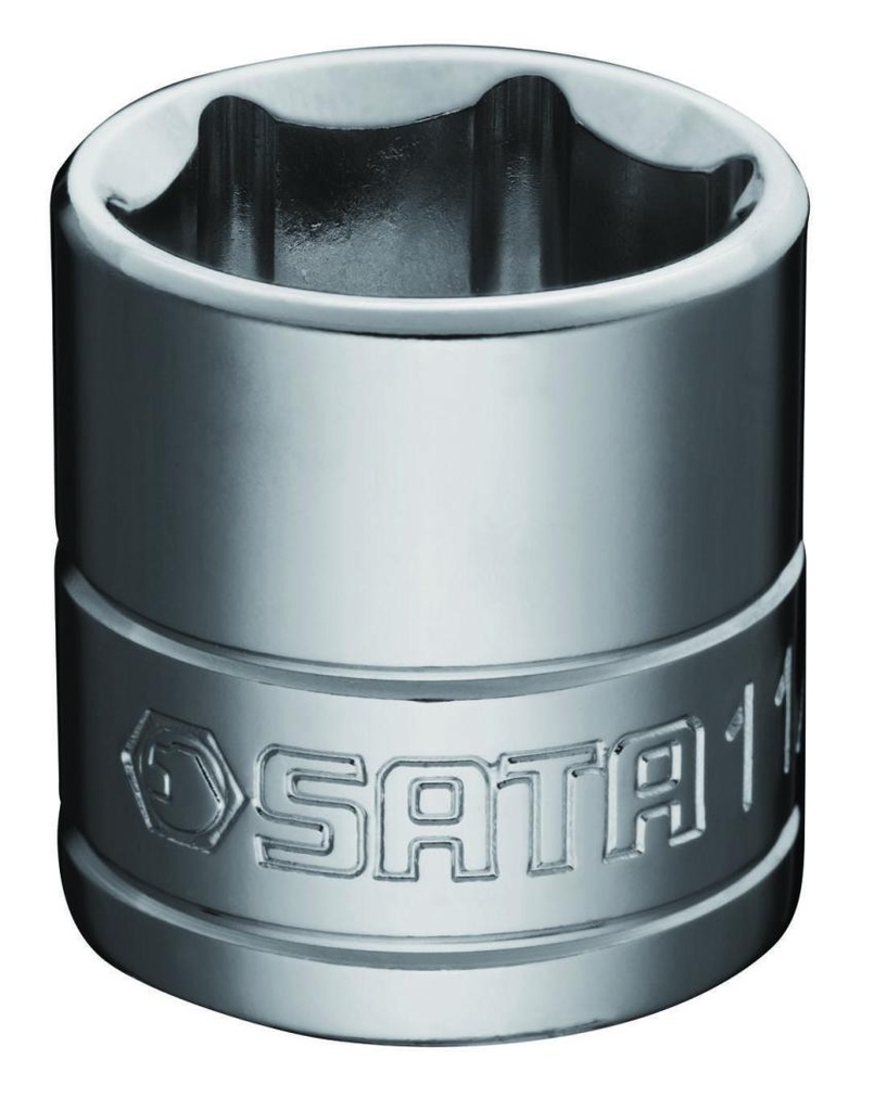 CUBO ESPIGA 3/8" 6 PUNTAS 1/4" GL11201EM SATA