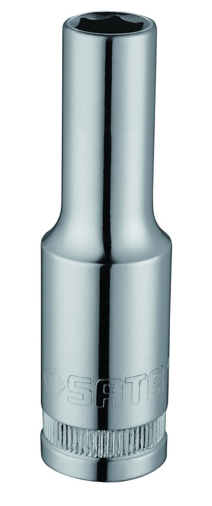 CUBO ESPIGA 1/2" LARGO 6 PUNTAS 13 MM GL13404EM SATA