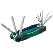 JUEGO 9 LLAVES ALLEN PLEGABLE 5/64"-1/4" ST09122SJ