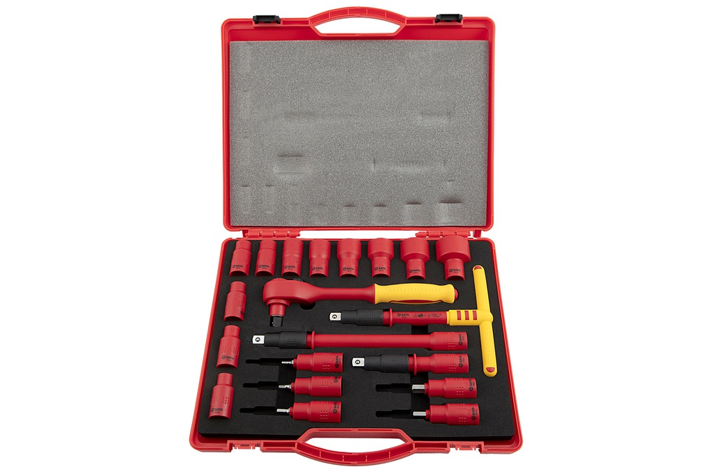 JUEGO CUBOS AISLADOS 1/2" 20PZA SC09267 SATA