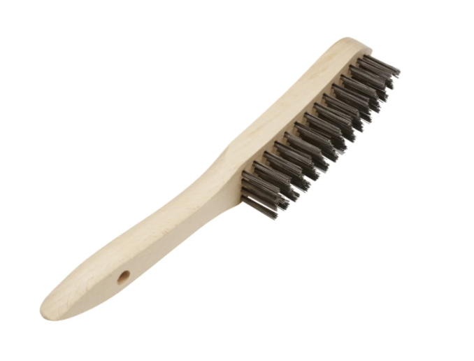 CEPILLO ACERO MANGO MADERA 4 FILAS SHBG 353057 RHODIUS