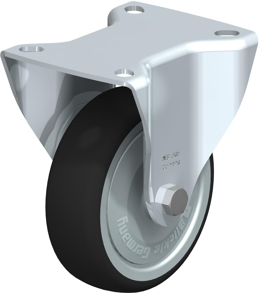 RUEDA FIJA POLIURETANO TERMOPLASTICO 100X32MM 200KG B-PATH 100K-FK 754189 BLICKLE