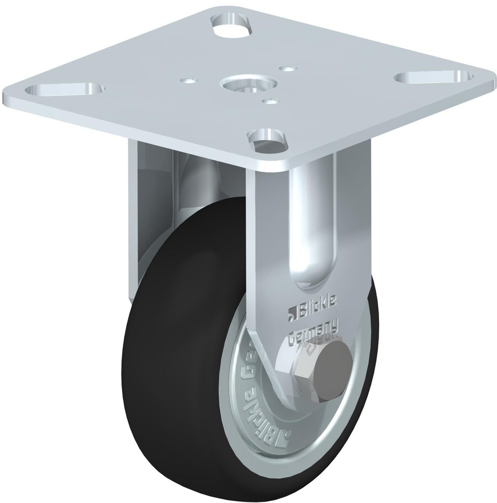 RUEDA FIJA POLIURETANO TERMOPLASTICO 50X19MM 75KG BPA-PATH 50K-FK 757001 BLICKLE