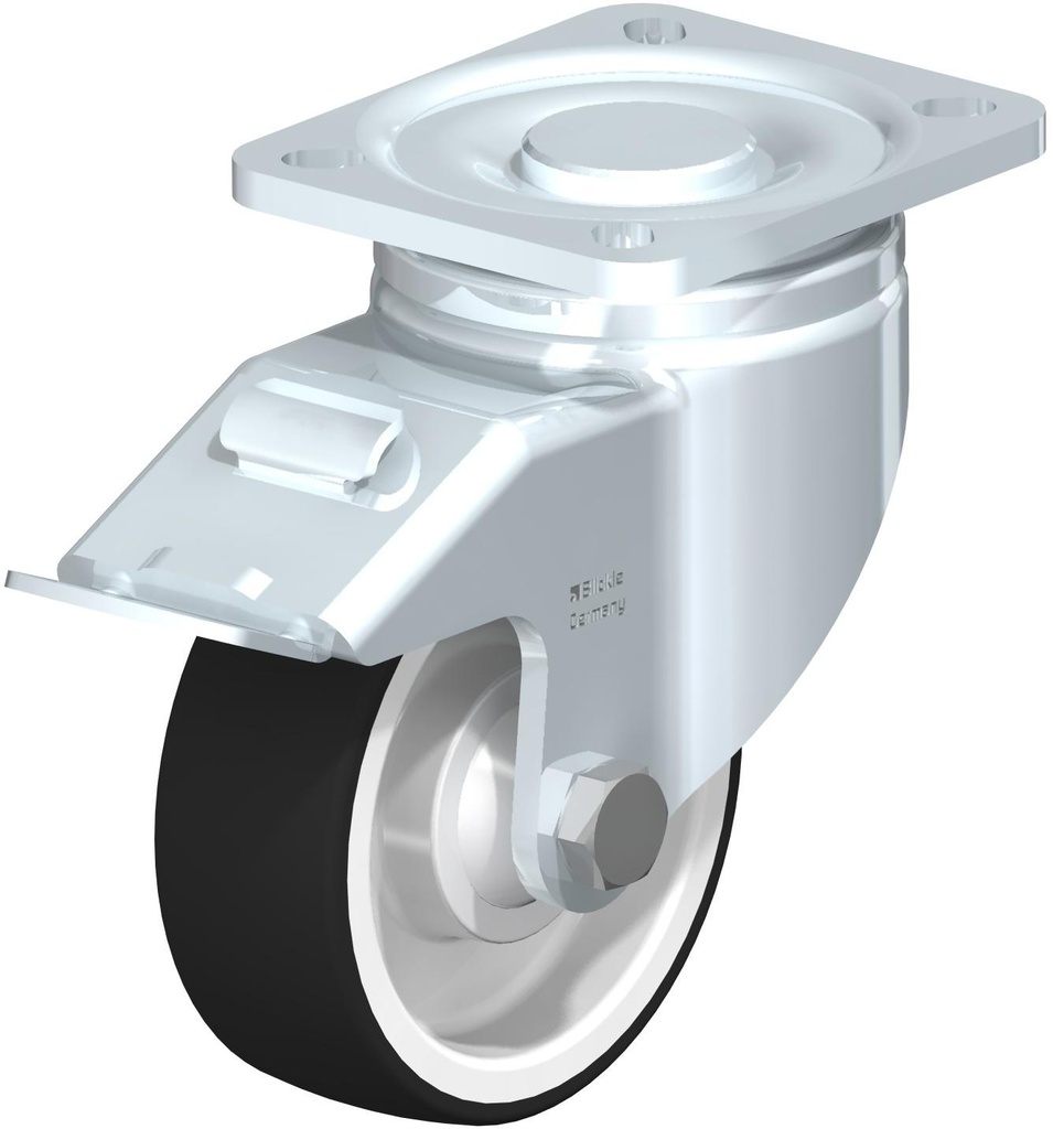 RUEDA GIRATORIA CON FRENO POLIURETANO TERMOPLASTICO 100X35MM 300KG LH-POTH 100K-1-FI 592899 BLICKLE
