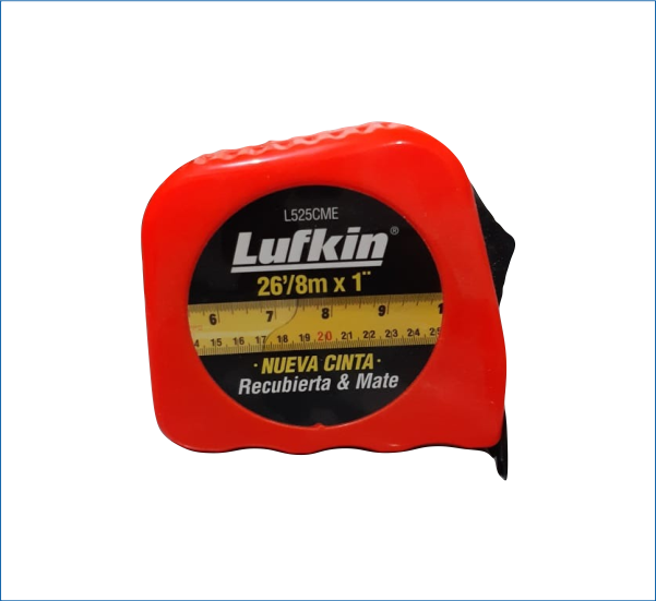 CINTA METRICA 8MX1" L525CME 64332300 LUFKIN