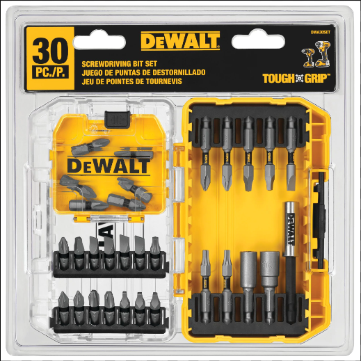 JUEGO DE PUNTAS DE IMPACTO 30 PIEZAS DWA30SET DEWALT