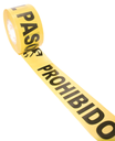 CINTA DELIMITADORA CON LEYENDA "PROHIBIDO EL PASO" SR-1194 JYRSA