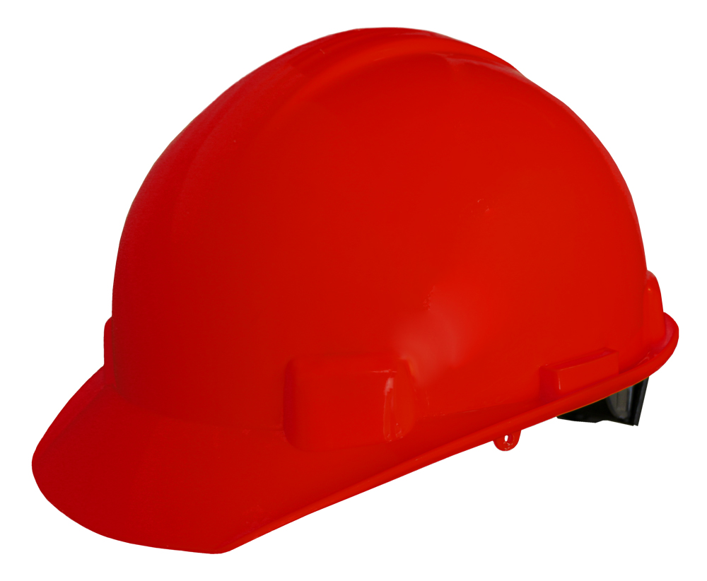CASCO ROJO DIELÉCTRICO CON SUSPENSION TEXTIL 6 PUNTOS AJUSTE MILIMETRICO WW-2017RK JYRSA