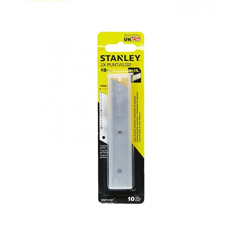 CUCHILLAS REPUESTO P/CUTTER 10 PZAS STHT11147-840Q STANLEY