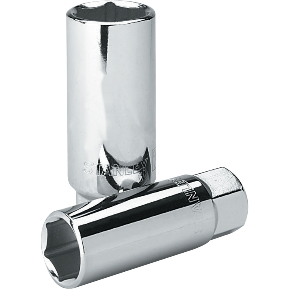 CUBO ESPIGA 3/8" LARGO 6 PUNTAS 19 MILIMETROS 4-86-329 STANLEY