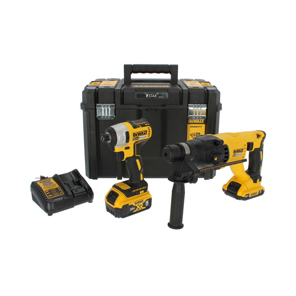 ROTOMARTILLO SDS+ 20V 5Ah&2Ah LITION DCH133+DCF7871 DEWALT