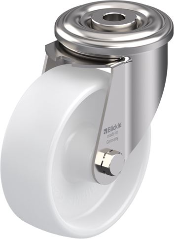 RUEDA GIRATORIA INOXIDABLE 4" POLIAMIDA 6 100X37MM 150 KG LEXR-PO 100G 483032 BLICKLE