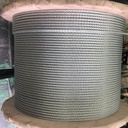 CABLE ACERO ALMA ACERO C/PELICULA LUBRIC. 6X25 FI+IWRC 3/8" 180KG/MM2 (CARRETE 500MTS) 280661 SUN CORP