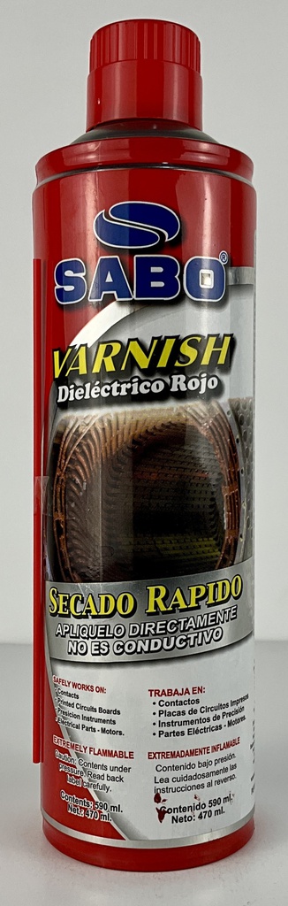 BARNIZ DIELECTRICO ROJO 590ML 53-0010 SABO