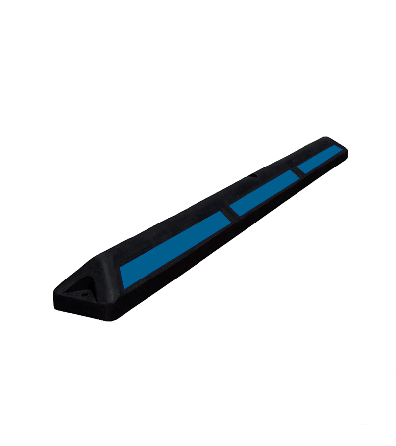 TOPE PARA ESTACIONAMIENTO 180 CM C/LINEAS AZULES  SR-1169NAZ JYRSA