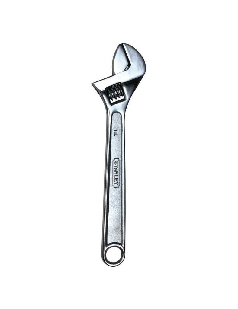 LLAVE FRANCESA CROMADA 12"X300MM LARGO 87-434LA STANLEY