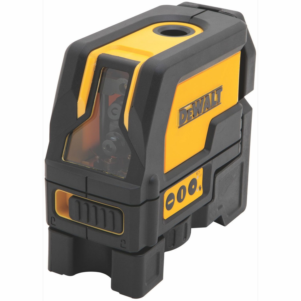 NIVEL LASER PLOMERO 2 LINEAS Y 2 PUNTOS AA DW0822 ROJO DEWALT